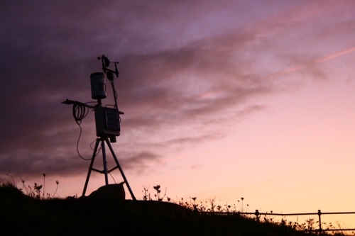 Weather station, dusk